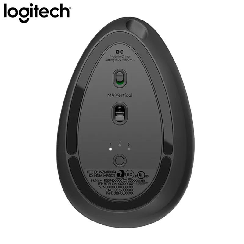 Logitech MX Vertical Bluetooth Mouse Wireless Ergonomic Mouse With Logitech FLOW 2.4GHz USB Nano For Laptop PC Gaming Mouse Game
