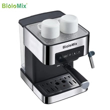 Load image into Gallery viewer, BioloMix 20 Bar Italian Type Espresso Coffee Maker Machine with Milk Frother Wand for Espresso, Cappuccino, Latte and Mocha