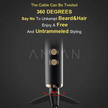 Load image into Gallery viewer, ANLAN Beard Hair Straightening Brush Hot Heated Comb Men Beard Multifunctional Straightener Ceramic Comb Quick Hair Styler