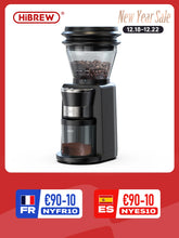 Load image into Gallery viewer, HiBREW Automatic Burr Mill Electric Coffee Grinder with 34 Gears for Espresso American Coffee Pour Over Visual Bean Storage G3