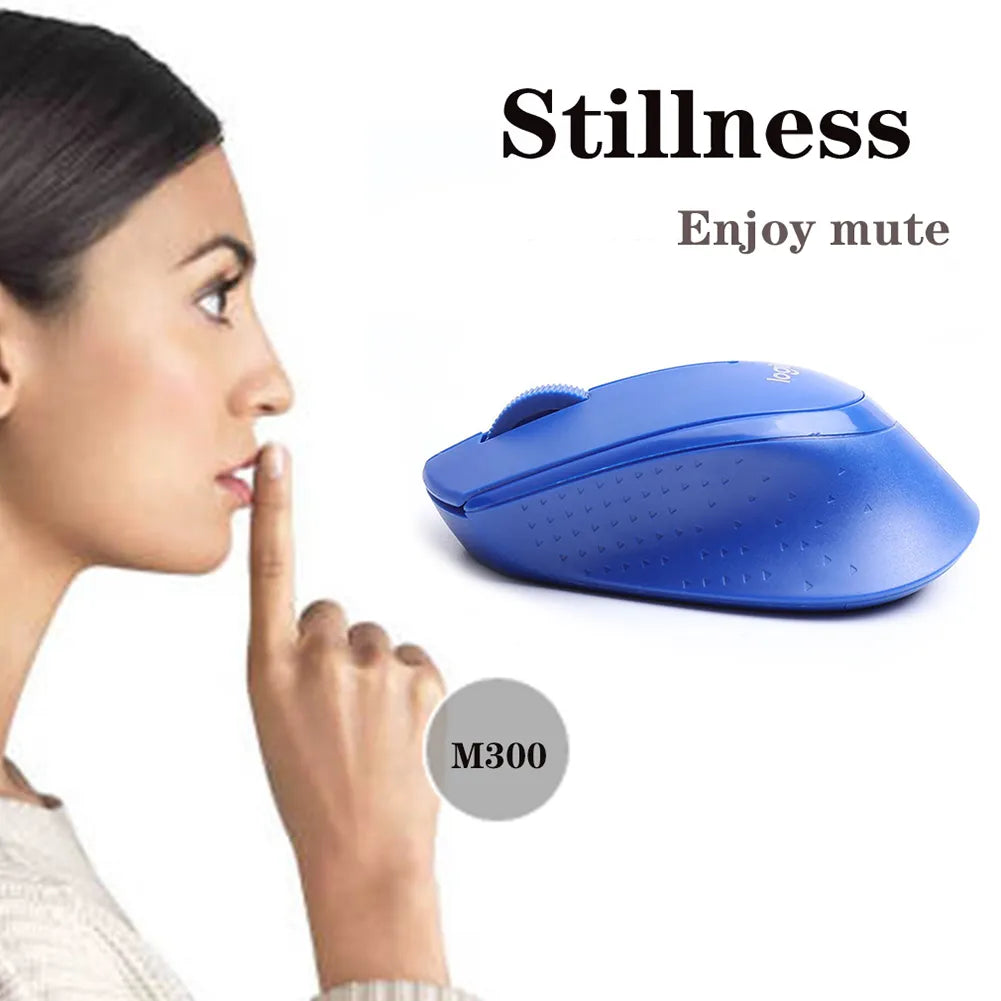 Logitech M330 Wireless Mouse Silent Mouse 1000DPI Silent Optical Mouse 2.4GHz With USB Receiver Mice for Office Home Using PC