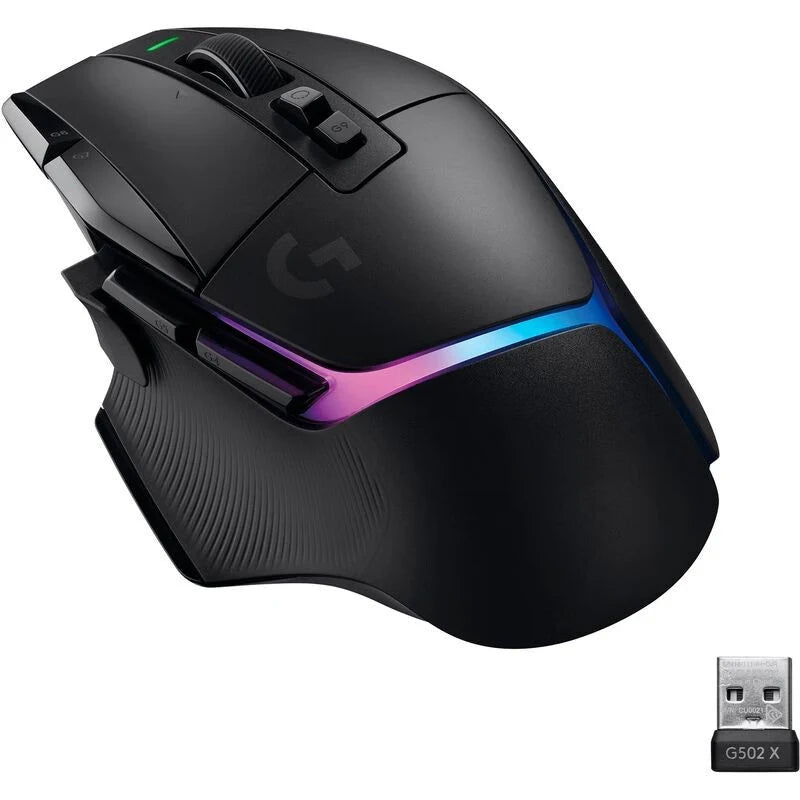 Logitech G502 X PLUS HERO LIGHTSPEED Wireless Gaming Mouse Wireless 2.4GHz HERO 25600DPI RGB Suitable for e-sports gamers