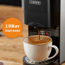 Load image into Gallery viewer, HiBREW Coffee Machine Cafetera Hot/Cold 5in1 Multiple 19Bar Dolce Gusto Milk&amp;Nexpresso Capsule ESE pod Ground Coffee H3A