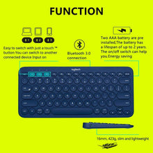 Load image into Gallery viewer, Logitech K380 Wireless Bluetooth Network Red Keyboard Tablet iPad Office