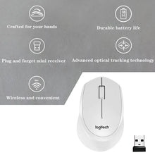 Load image into Gallery viewer, Logitech M330 Wireless Mouse Silent Mouse 1000DPI Silent Optical Mouse 2.4GHz With USB Receiver Mice for Office Home Using PC