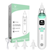 Load image into Gallery viewer, Dr.isla Baby Nose Cleaner Silicone Adjustable Suction Electric Child Nasal Aspirator Safety Convenient Low Noise